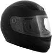 Sparx S-07 Matte Black Full Face Helmet (XL)