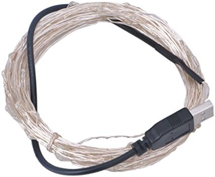 IP65 Waterproof Outdoor String Lights Purple Colour Lighting SMD-0603 10 Meter 5V-2A USB Power Supply