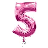 5 Pink Foil Bal