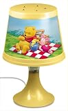 MAGIC DISNEY WINNIE THE POOH  TABLE LAMP / LIGHT , CHARACTERS WAKE UP WHEN THE LIGHT IS TURNED ON