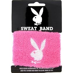 Princess Pink PLAYBOY Sweat Band Wrist Cuff