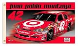 NASCAR Juan Pablo Montoya 2-Sided 3-by-5 Foot Flag W/Grommets