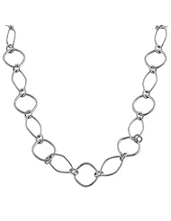 14 Karat White Gold Oval Link Chain (18 inch)