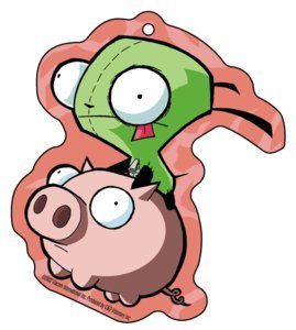 Invader Zim Gir On Pig Air Freshener A-IZ-0004
