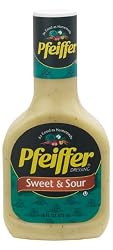 Pfeiffer Dressing, Sweet & Sour, 16-Ounce Bottles (Pack of 6)
