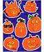 Halloween Pumpkins - 7 Window Clings / Decals