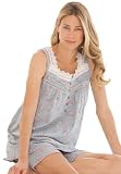 Dreams and Company Plus Size Floral Cotton Knit Pajamas Dreams & Co