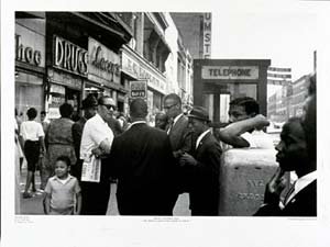 ポスター クリュタス スミス Malcolm X and Ralph Cooper