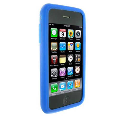 (8 Colors Available) Soft Rubber Silicone Skin case cover Apple iPhone 3G /3G S + screen protector fits iPhone 3G / iPhone 3GS 8gb, 16gb, 32gb