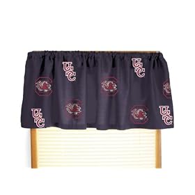 South Carolina Printed Curtain Valance - 84 x 15 - South Carolina Fighting Gamecocks