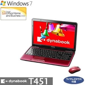 【クリックで詳細表示】dynabook T451/35DR