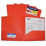 C-Line Two-Pocket Heavyweight Poly Portfolio, For Letter Size Papers, Includes Business Card Slot, 1 Case of 25 Portfolios, Orange (33952) Knowing God: Walking through the Book of Books