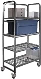 Four Shelf Mobile Storage Rack JCA009