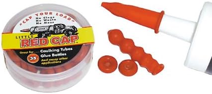 One Piece (LRC) glue cap. Little Red Cap Caulking Tube Cover