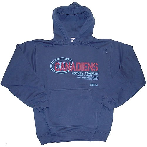 Buy Montreal Canadiens CCM Hockey Company Navy Blue Hoody