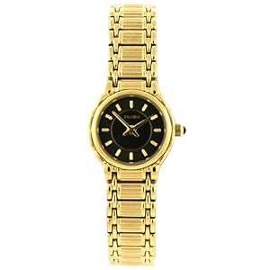 Elgin Watch Ladies Gold Tone Round Dial Bracelet EG385 SALE
