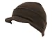 NEW CUFF DARK BROWN Beanie Visor Skull Cap HAT USA