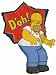 Homer Simpson 33 inch Shaped Mylar Balloon