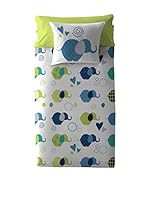 COSTURA Juego De Funda Nórdica Peppo (Azul / Verde)