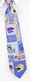 Kansas State Collage by NCAA blue silk ties