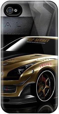 Perfect Top Secret Fusion 2010 Nissan Gtr Case Cover Skin For Iphone 4/4s Phone Case