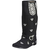 Sugar Womens Woodstock Boot Embroidered Mid-Calf Boot