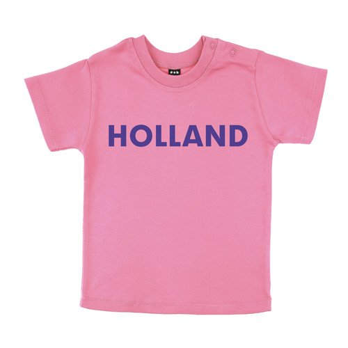 Baby – Kleinkinder T-Shirt – Holland – Textil sorbet / Motiv violett Gr. 12-18 Monate