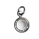 April Birthstone Charm - Hangs on Mother's Loving Embrace Pendant