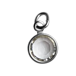 Buy April Birthstone Charm - Hangs on Mother's Loving Embrace Pendant by Loving Family