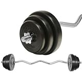 50kg Cast Iron Weights set Ez And Dumbbell Bars