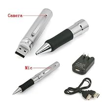 4GB USB2.0 SPY Pen Video and Voice Camcorder Recording with 300K Pixel Drive Cam Camera Pin-hole Camera DVR (up to 20 hours Video recording)