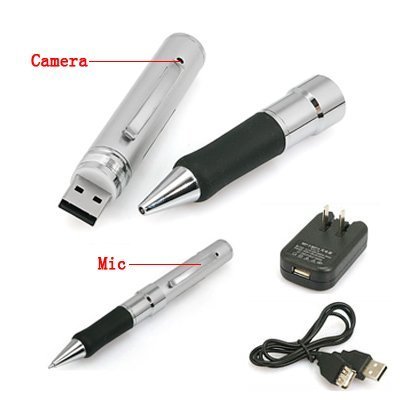 4GB USB2.0 SPY Pen Video and Voice Camcorder Recording with 300K Pixel Drive Cam Camera Pin-hole Camera DVR (up to 20 hours Video recording)