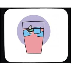 Mauspad mit der Grafik: Insekt, trinken, Bug, Limonade