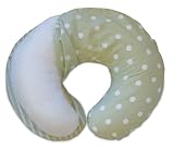 Boppy Cottony Cute 2-Sided Slipcover, Polka Stripe Green