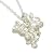新宿銀の蔵 ローズクォーツ・バラの花束 シルバーネックレス 【レディースネックレス/薔薇/シルバーアクセサリー】