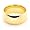 10K Yellow Gold Wedding Bands 8mm comfort-fit, 6.25