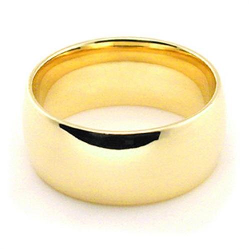 14K Yellow Gold Wedding Bands 8mm comfort fit