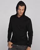 Canvas Unisex Unisex Driftwood Long Sleeve Hooded T-Shirt. 3512