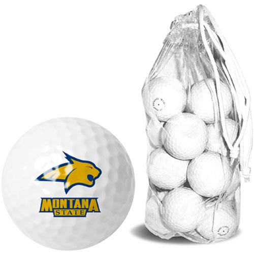 Montana State Bobcats NCAA 15 Golf Ball Clear Pack