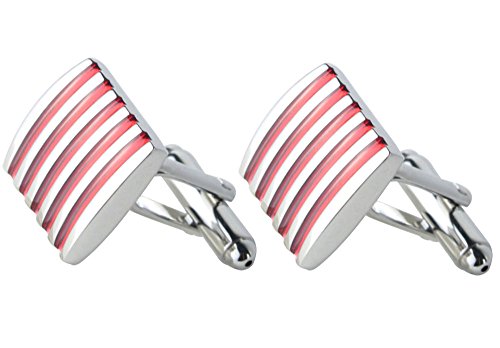 Leegoal (TM) Classic Fashion Modern Stripe Cufflinks (1 Pair)