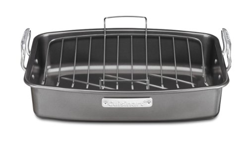 41pjycvhUyL photo 41pjycvhUyL Cuisinart ASR1713V Ovenware Classic Collection 17 x 13 Roaster with Removable Rack