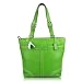 Search : COACH Hamilton Lunch Tote Handbag Purse in Kelly Green or Paprika Red Leather F13089