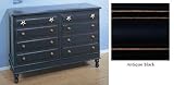 Alligator Enterprises 12300SAB Stars Eight Drawer Dresser in Antique Black
