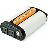 Wagan EL2003-5 SmartAC 400 Watt Continuous Power Inverter with 5V 2.1 Amp USB Charging Ports