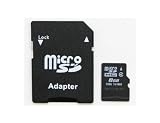 Super Talent 8 GB Class 4 microSDHC Flash Memory Card with SD Adapter MSD8GBST/R