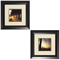 Evening/Morning Framed Art - 13x13"