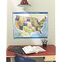 Map of the U.S. Wall Mural Set