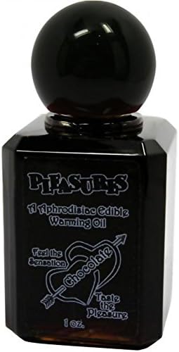 Pleasures Aphrodisiac Edible Warming Oil, Chocolate, 1 fl. oz.