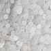 8mm Flat Round SEQUIN PAILLETTES ~ Soft Oyster White ~ Loose sequins for embroidery, bridal, appliqu