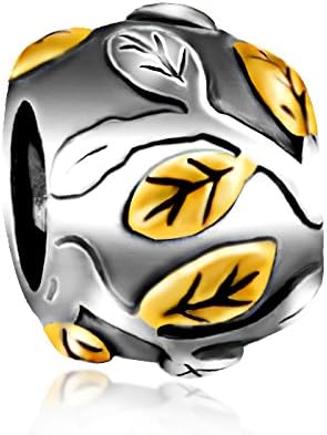 Everbling Tree of Life 925 Sterling Silver Charm Bead for Pandora European Charm Bracelets